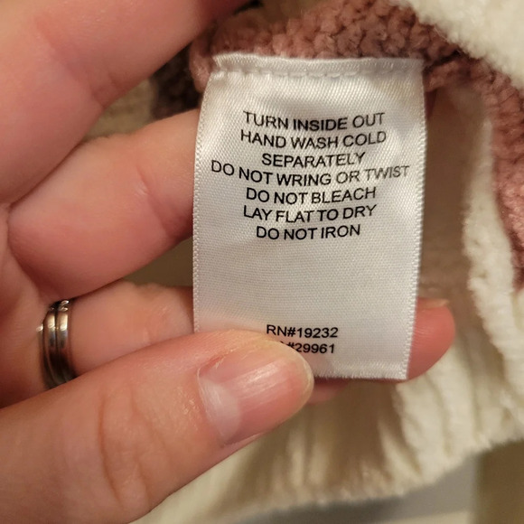 Vintage Alfred Dunner Sweater Diamond Pattern Pearl Floral Bead Applique - Picture 6 of 6